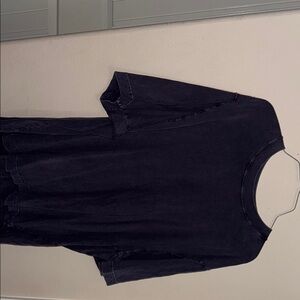 Dark purple Short Sleeve Top